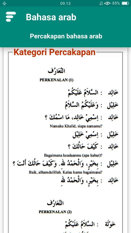 Percakapan Bahasa Arab Lengkap Android The App Store