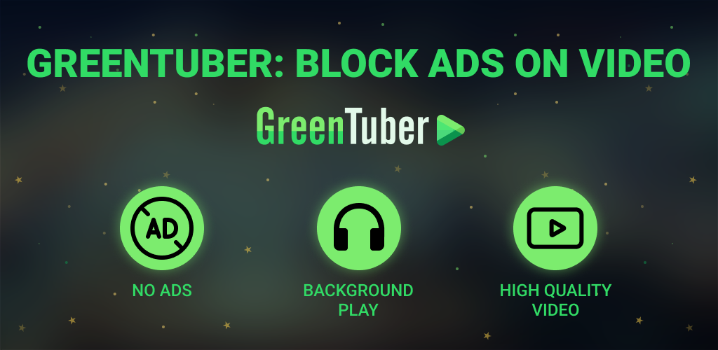 GreenTuber block ads on videos