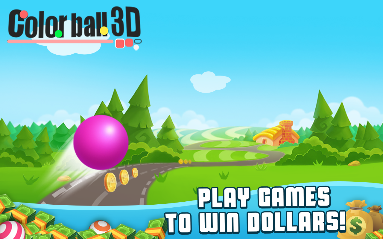 ColorBall3D-Play and win CASH