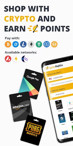 CryptoRefills: Buy Gift Cards