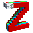 Alphabets 3D Color by Number - Voxel Coloring