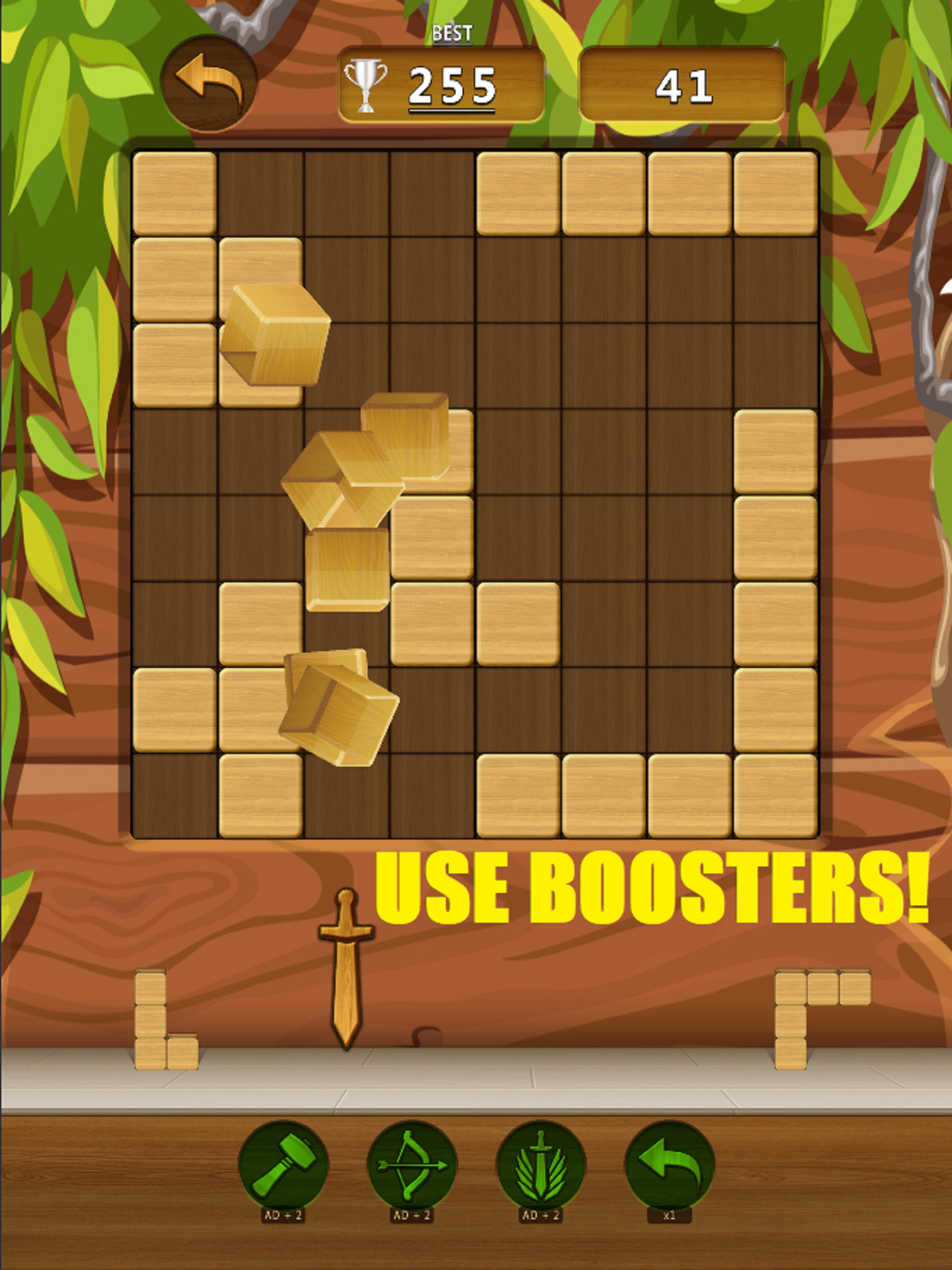 Puzzle Games: Wood Blocks screenshot 2