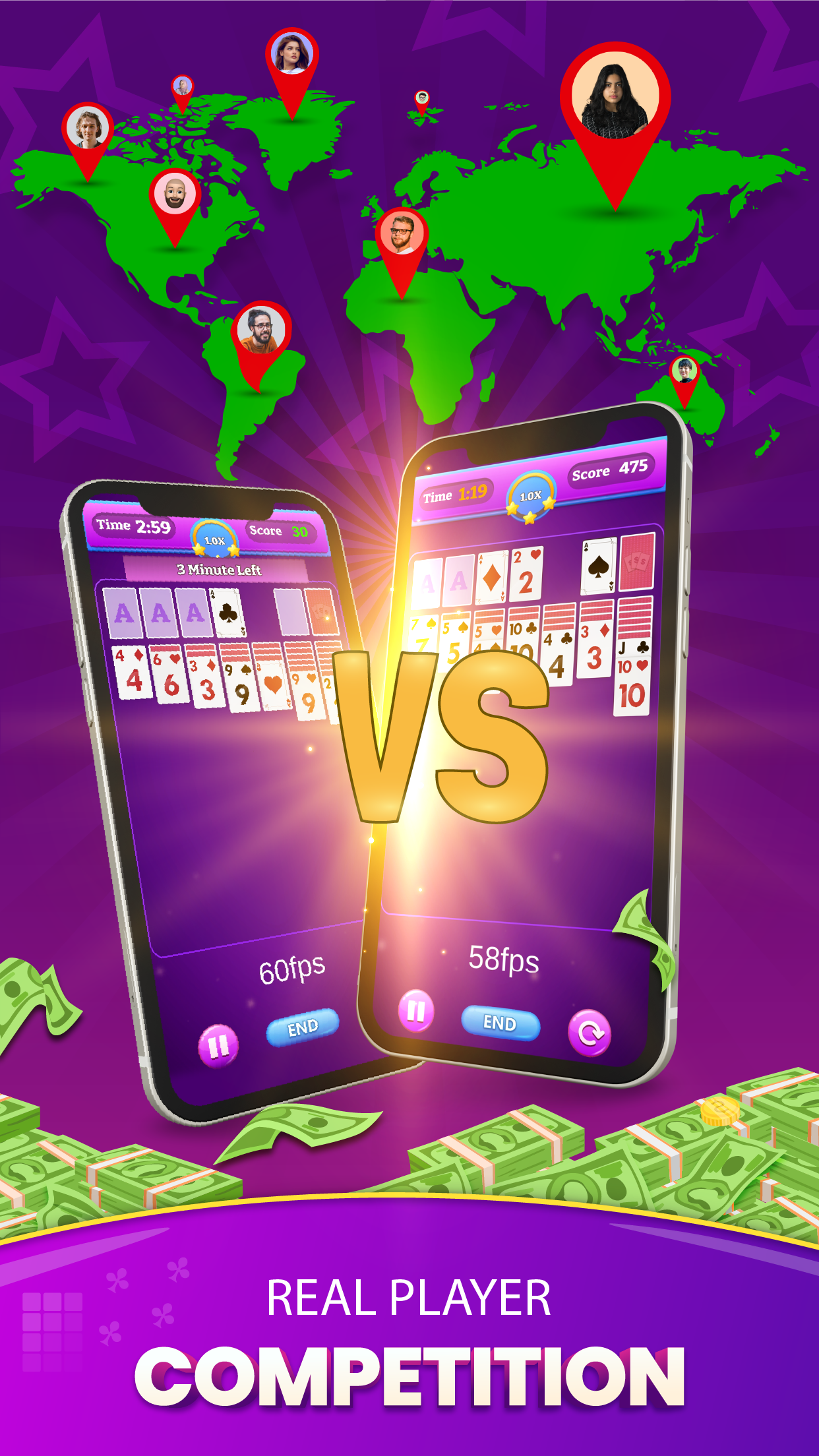 Solitaire Vie: Real Money Game screenshot 2