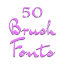 Fonts for FlipFont 50 Brush