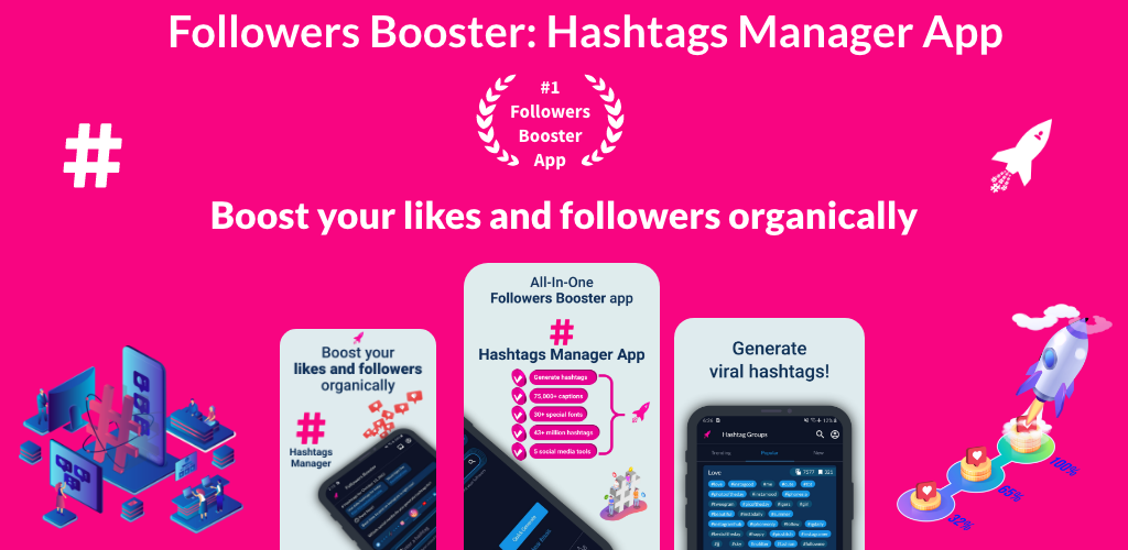 Hashtags AI: Follower Booster