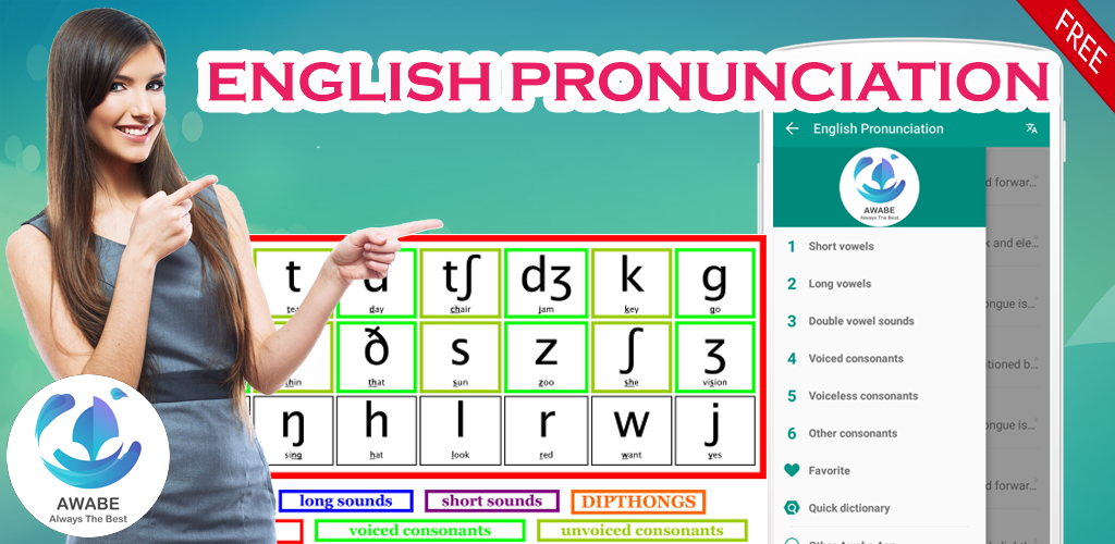 English Pronunciation - Awabe