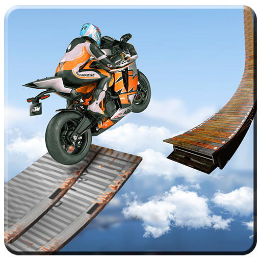UK Mega Ramp Moto Rider Racer
