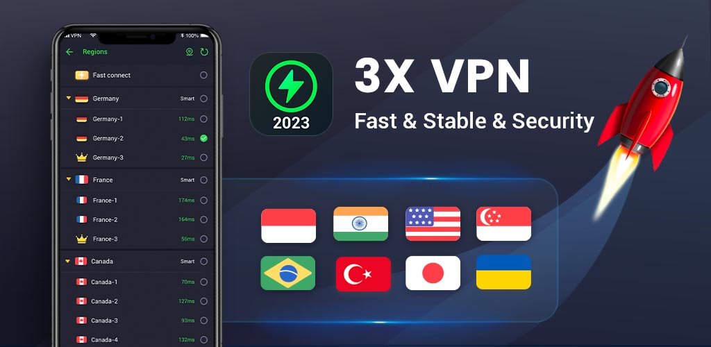 3X VPN - Smooth Browsing