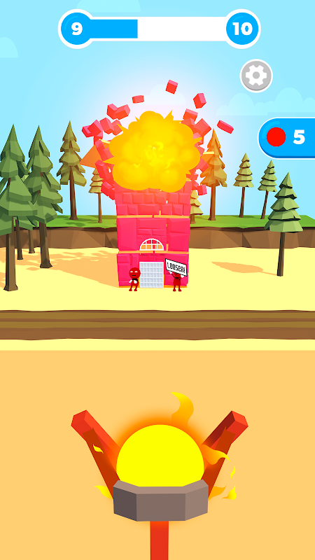 Slingshot Smash-Shooting Range