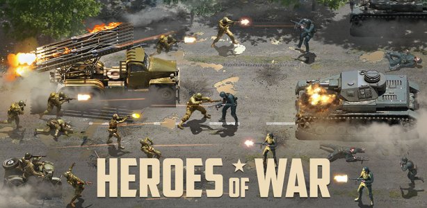 Heroes of War: WW2 army games Cover