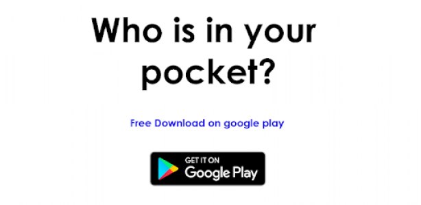 Who is in your pocket? Cover