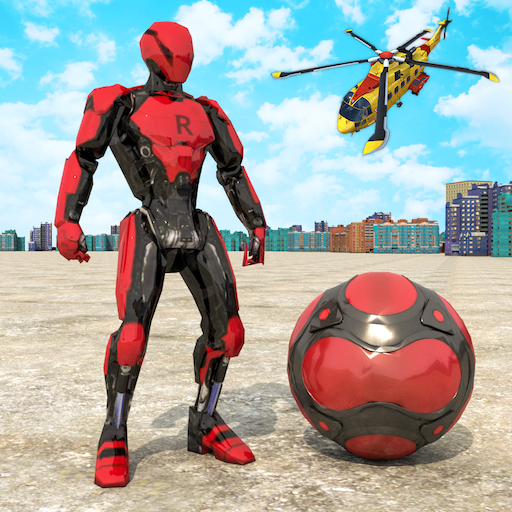 Soccer Robot Grand Super hero City Games 3D
