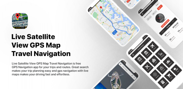 Live Satellite View GPS Map Travel Navigation Cover