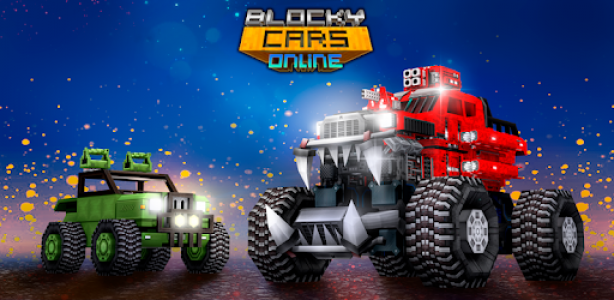 Blocky Cars - Online Shooting Games Cover