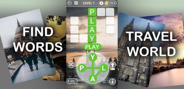 Word Travel:World Tour via Crossword Puzzle Game Cover