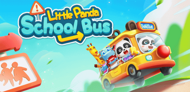 Baby Panda's School Bus Cover