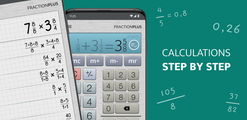 Fraction Calculator Plus