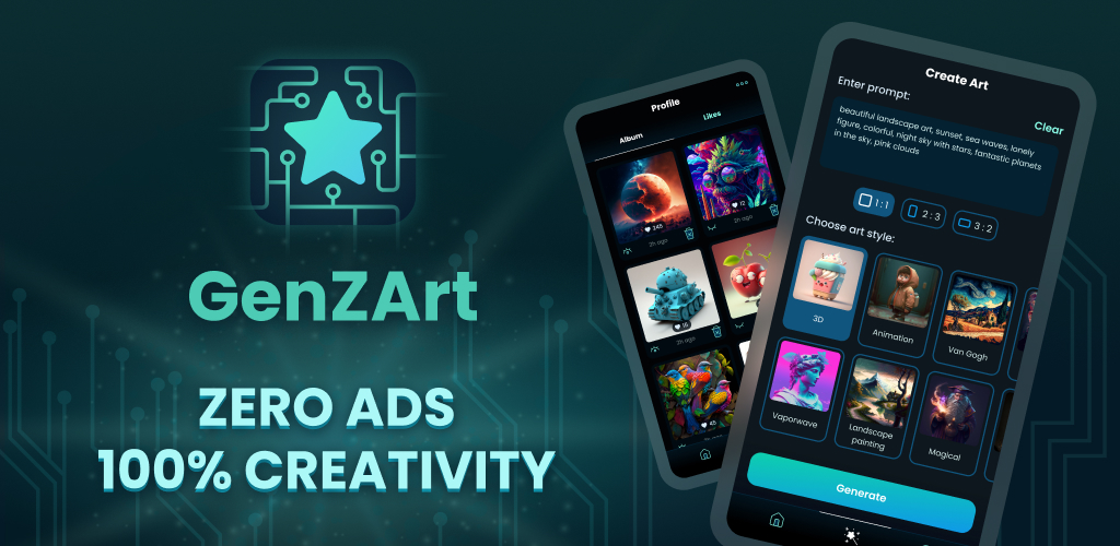 GenZArt: Fast AI Art Generator