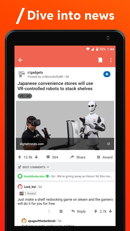 Reddit - Android | The App Store