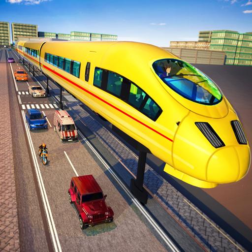 Modern Train Simulator Drive Futuristic Train Game
